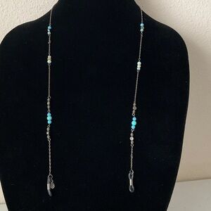 ‼️final must bundle‼️Beaded Eyeglass Chain with Blue Accents